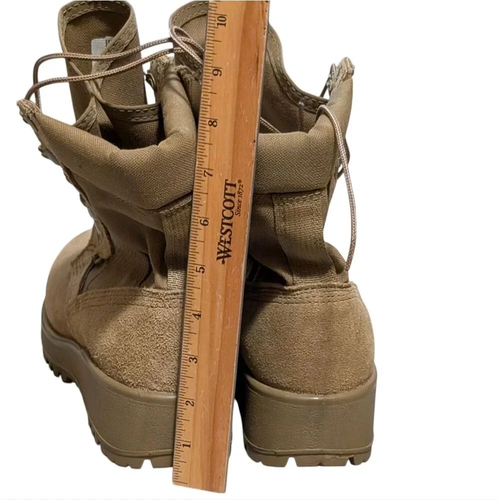 NWT Military Tan Desert Hot Weather Combat Boot Men's 6W Women's 38 Tactical